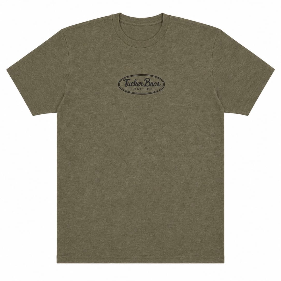 Military Green Cattle T-Shirt